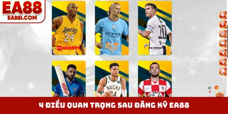 4 điều quan trọng sau đăng ký EA88